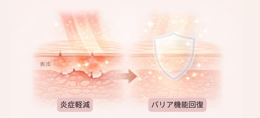 カレントボディLEDマスクで炎症軽減とバリア機能回復