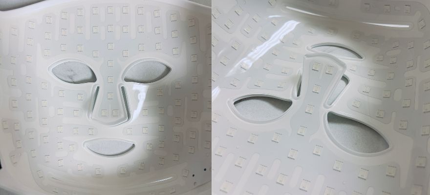 カレントボディLEDマスク正規品【マスク内部のLEDライト配置】