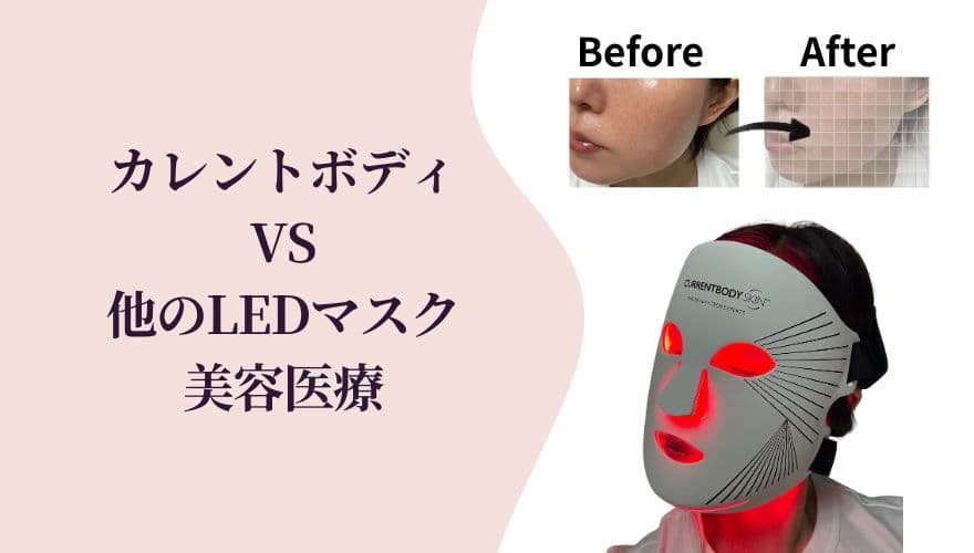 カレントボディVS 他のLEDマスク・美容医療