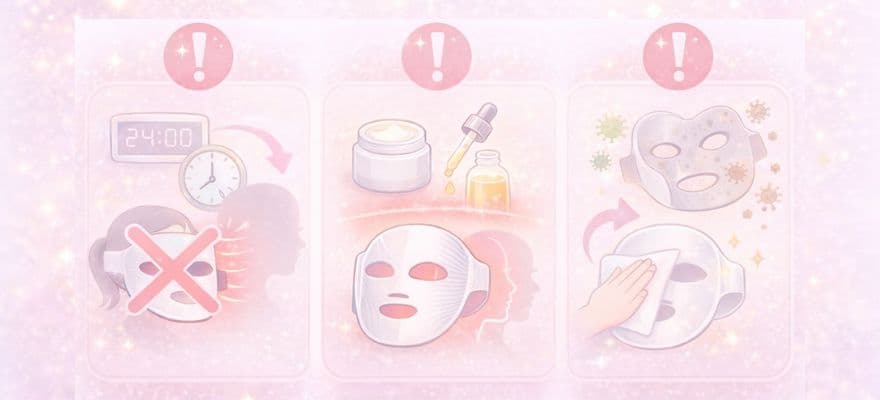 カレントボディLEDマスクのやってはいけない注意点3つ