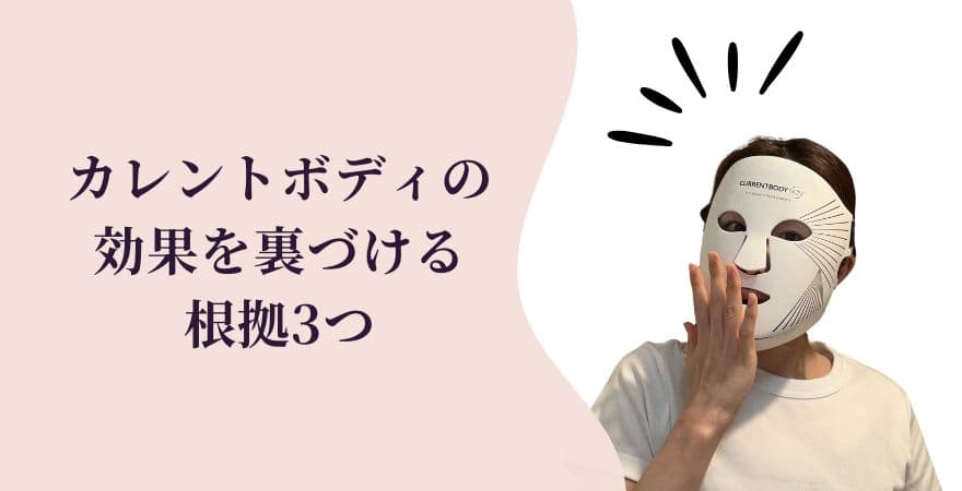 カレントボディLEDマスクの効果を裏づける根拠3つ