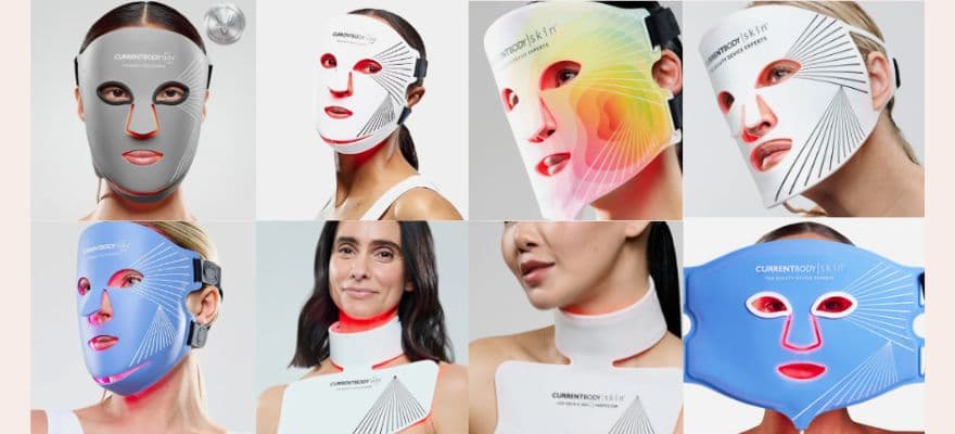 カレントボディではフェイス用・ネック用・ニキビケア用など、肌悩みに合わせて波長が最適化されたモデルが用意されている