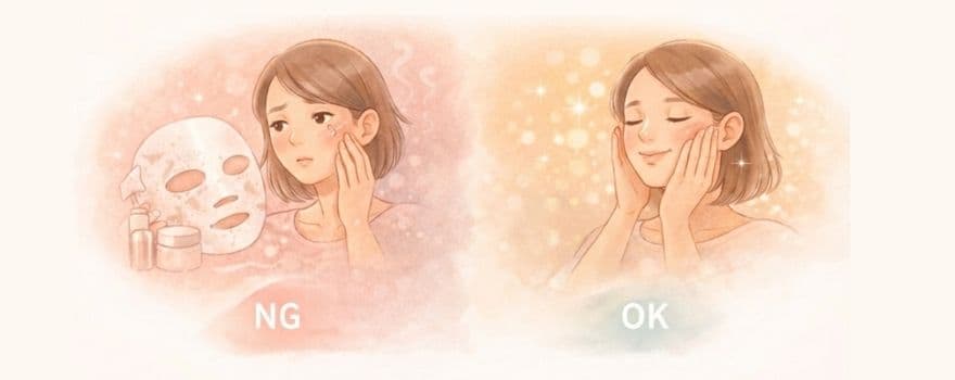 カレントボディの使用上の注意NG3│使用後に保湿をしない