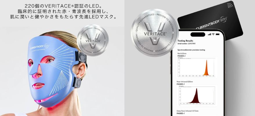 カレントボディLEDブルーライトマスクシリーズ2の特徴