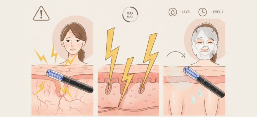 DISM美顔器は刺激が強いと感じる口コミも