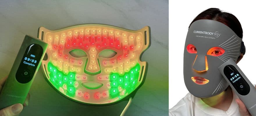 カレントボディLEDマルチライトマスクのコンプリートモードでは一度に、部分別の気になる出やすい悩みに対して最適な波長を出してくれます。