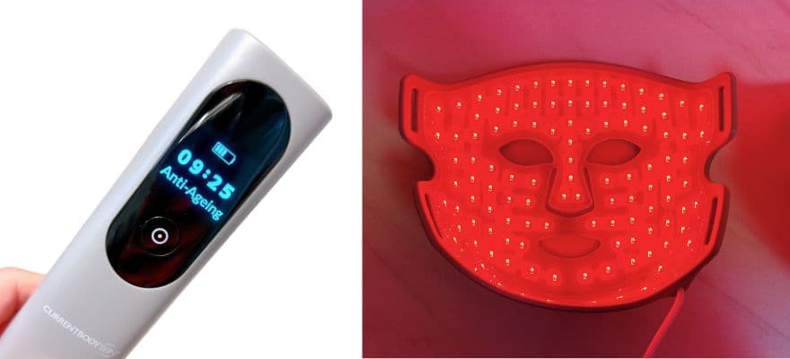 カレントボディLEDマルチライトマスクはボタン1つで操作が簡単