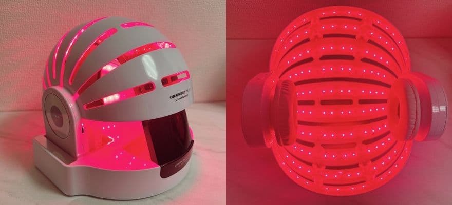 カレントボディLED頭皮ケアには、合計120個のLEDが搭載