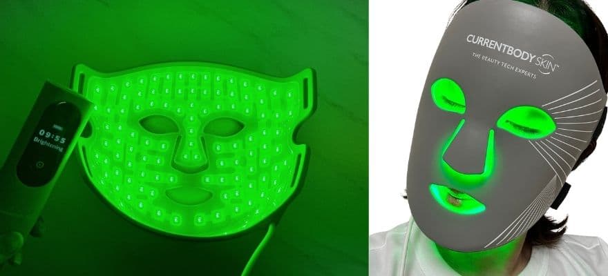 筆者がよく使っているブライトニングモード。緑色LEDが点灯します。