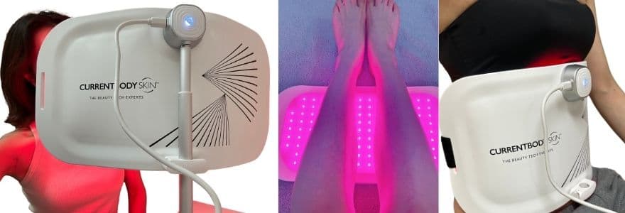 カレントボディLEDパネルはスタンドに立てる、フラットに置く、ストラップで体に固定するの3つの使い分けが可能