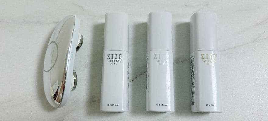 ZIIP本体の購入についてくるお試し用ジェル3つ