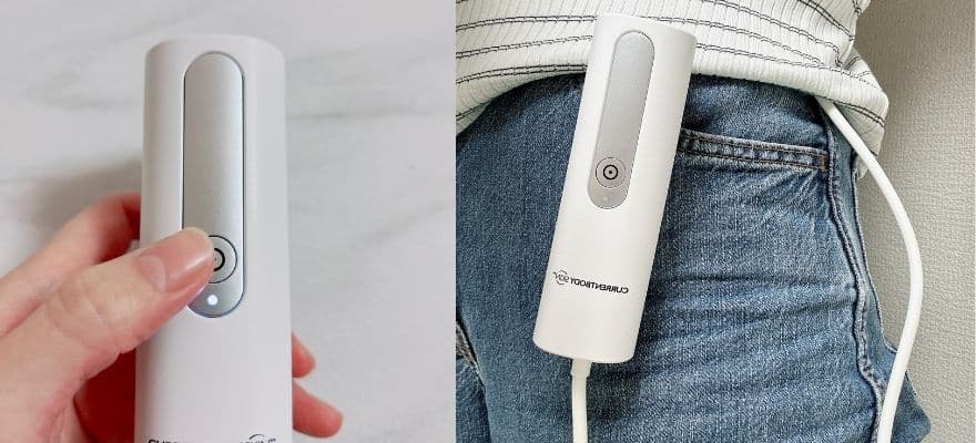 シリーズ2のコントローラーの電源ボタンとクリップ