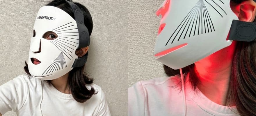 シリーズ3を装着した様子(正面と横から)