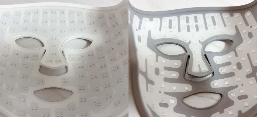 シリーズ3とマルチライトマスクのLED基板を並べた写真
