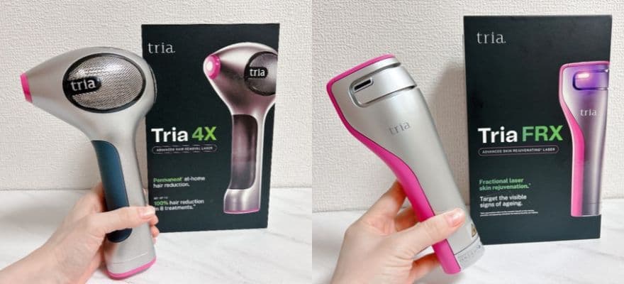 私が実際に使っているトリア4XとFRX